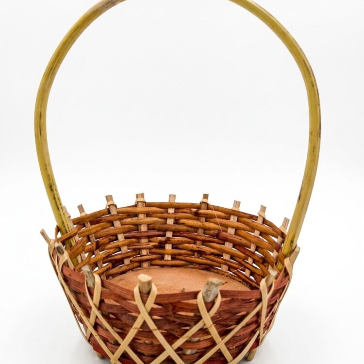 Cane Flower Baskets (Round Shape)